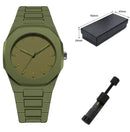 Casual Waterproof Watch – Simple Silicone Design for Daily Use